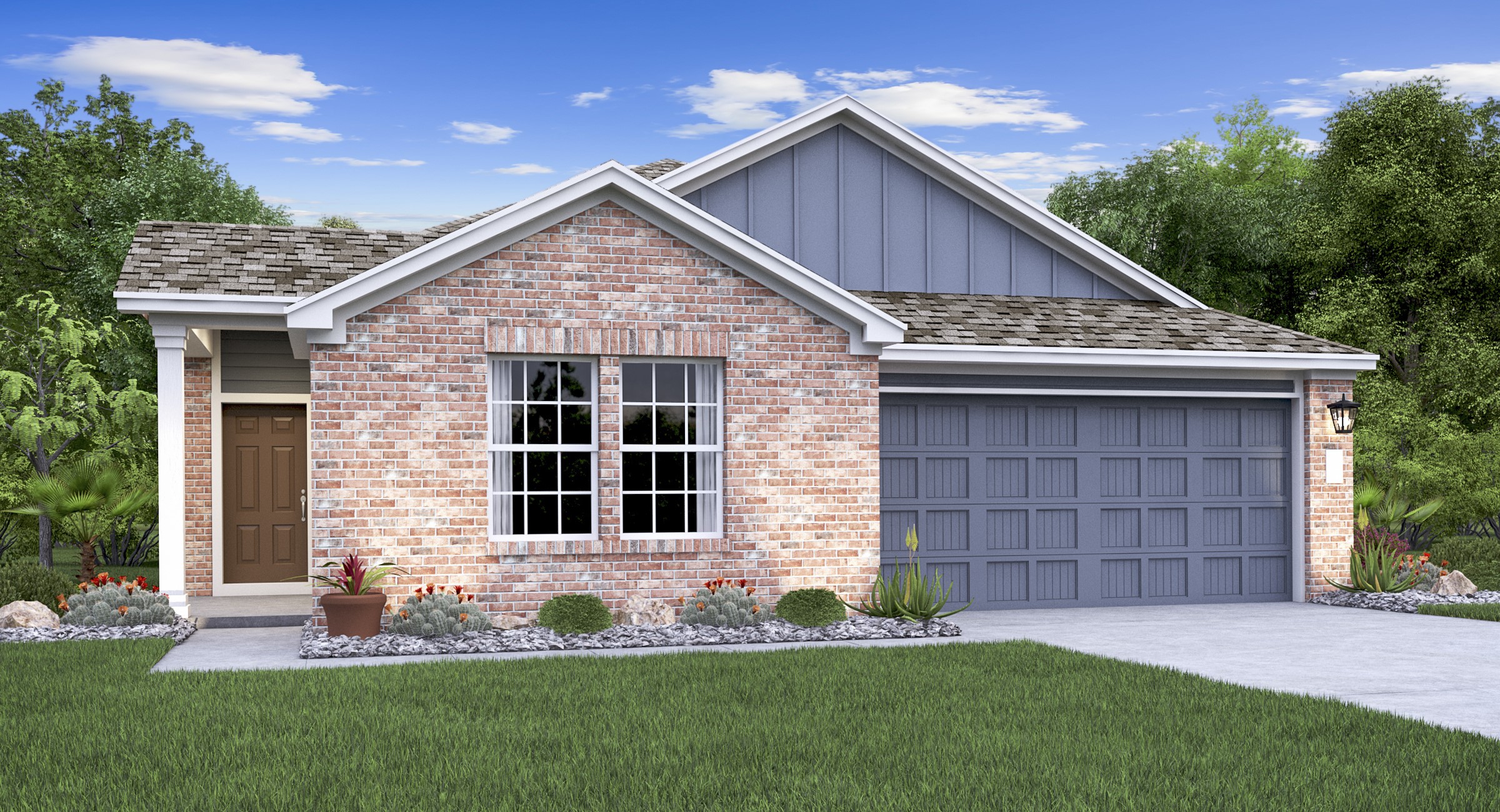 18013 Prairie Falcon Way Pflugerville, TX 78660 - Photo 3 of 22 front view of a house with a yard