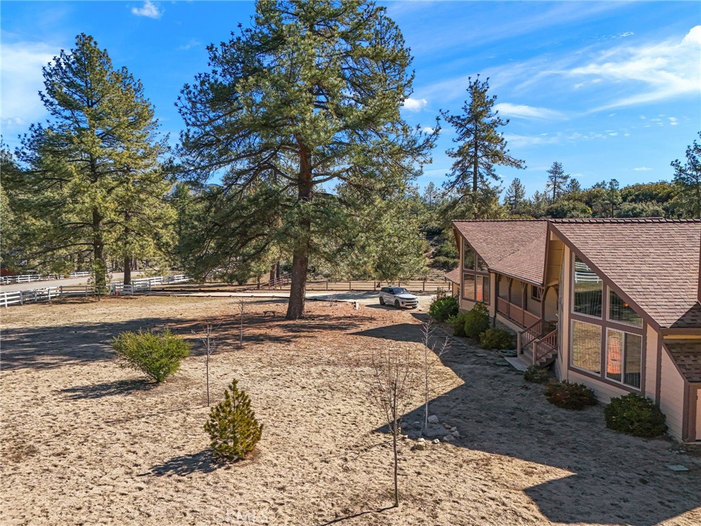 59331 Devils Ladder Road Mountain Center, CA 92561 - Photo 42 of 74 a backyard of a house with lots of green space