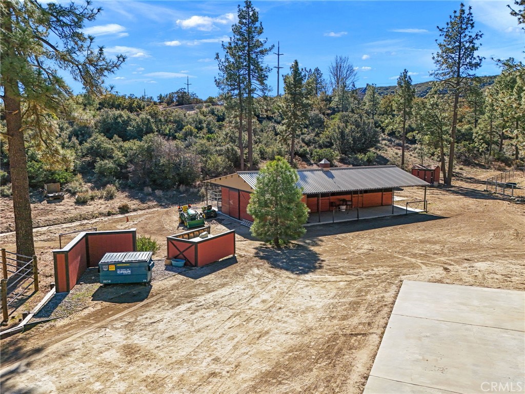 59331 Devils Ladder Road Mountain Center, CA 92561 - Photo 6 of 74 a view of a terrace with a bench