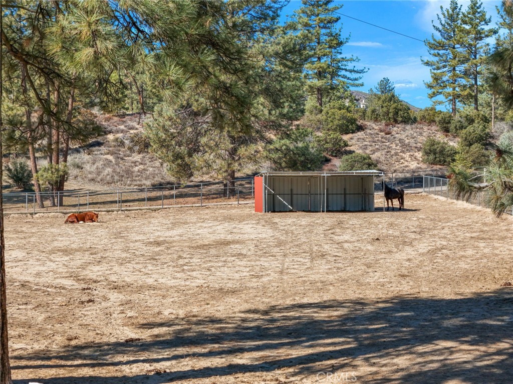 59331 Devils Ladder Road Mountain Center, CA 92561 - Photo 61 of 74 a backyard of a house with wooden floor