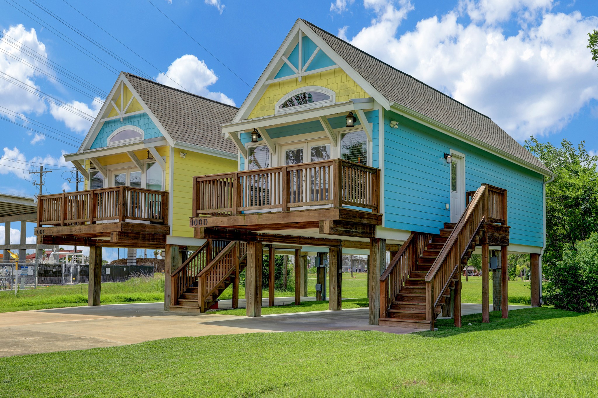50 West 8th Street, Unit A Kemah, TX 77565 - Photo 1 of 11 a front view of a house with a yard