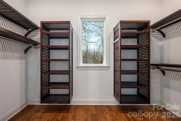 a view of walk in closet
