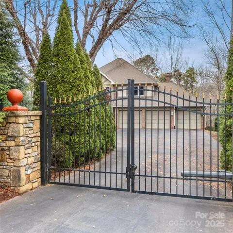 a view of a porch with a tree
