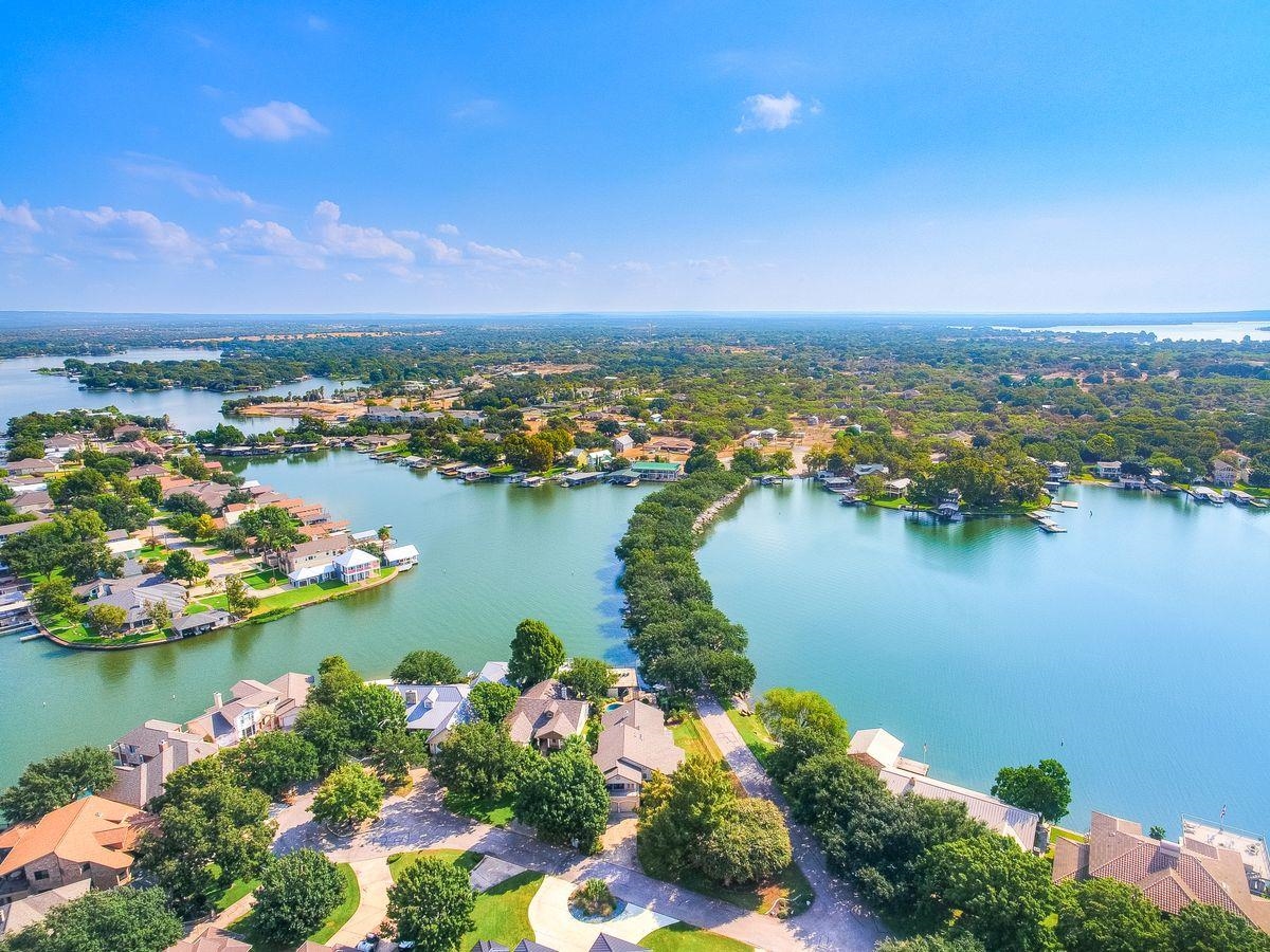 30 Beaver Island Road Granite Shoals, TX 78654 - Photo 19 of 22 an aerial view of a city with lake view and mountain view