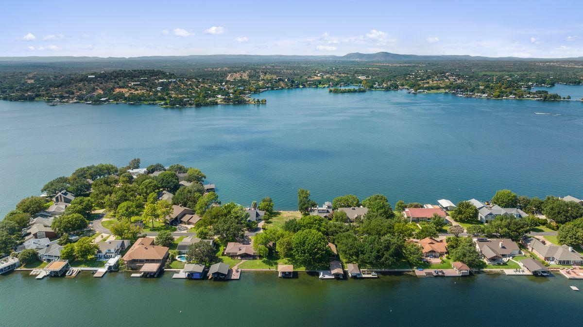 30 Beaver Island Road Granite Shoals, TX 78654 - Photo 5 of 22 an aerial view of a houses with a lake view