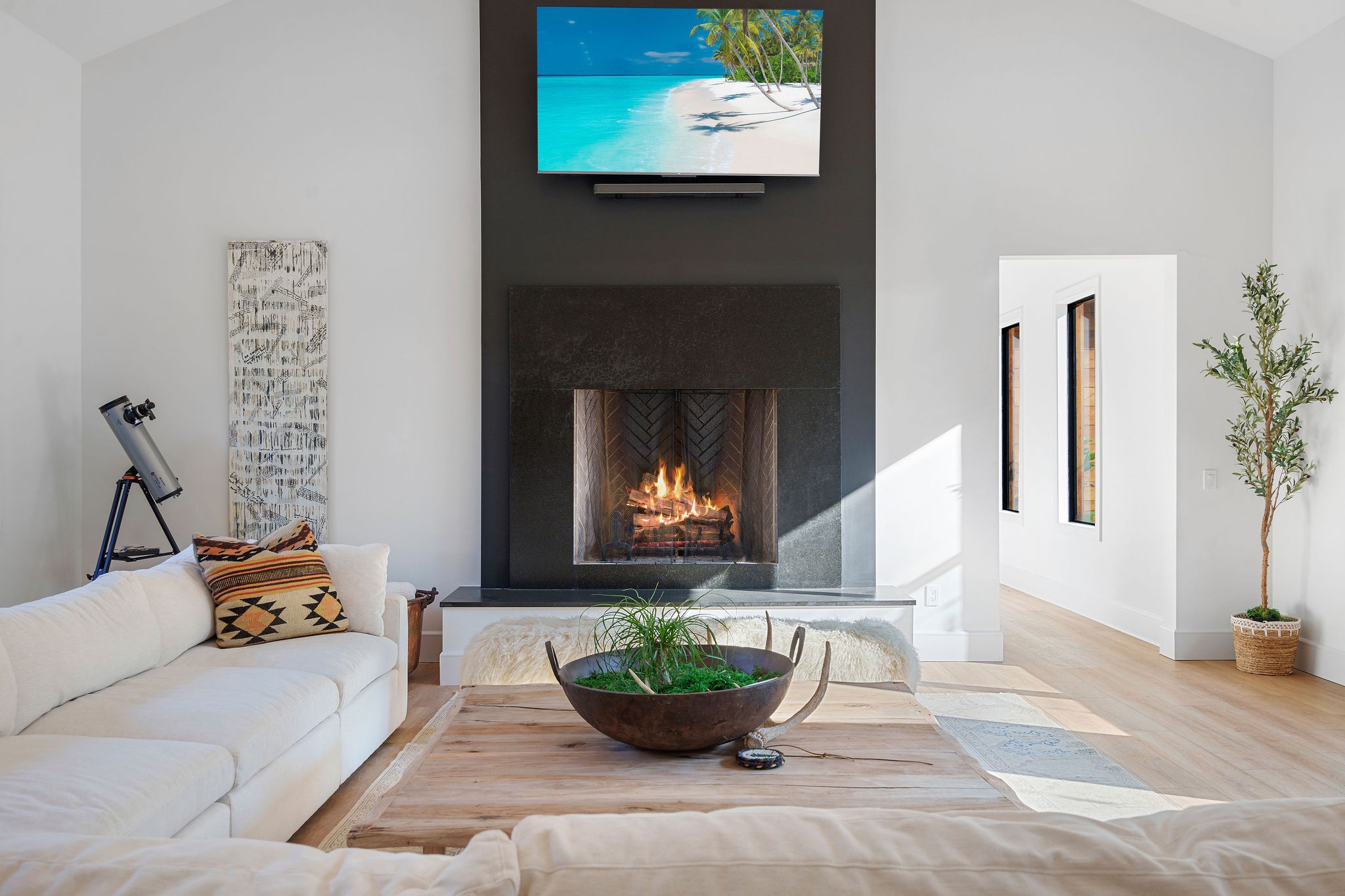 7638 Younger Creek Road Primm Springs, TN 38476 - Photo 3 of 95 a living room with furniture and a fireplace