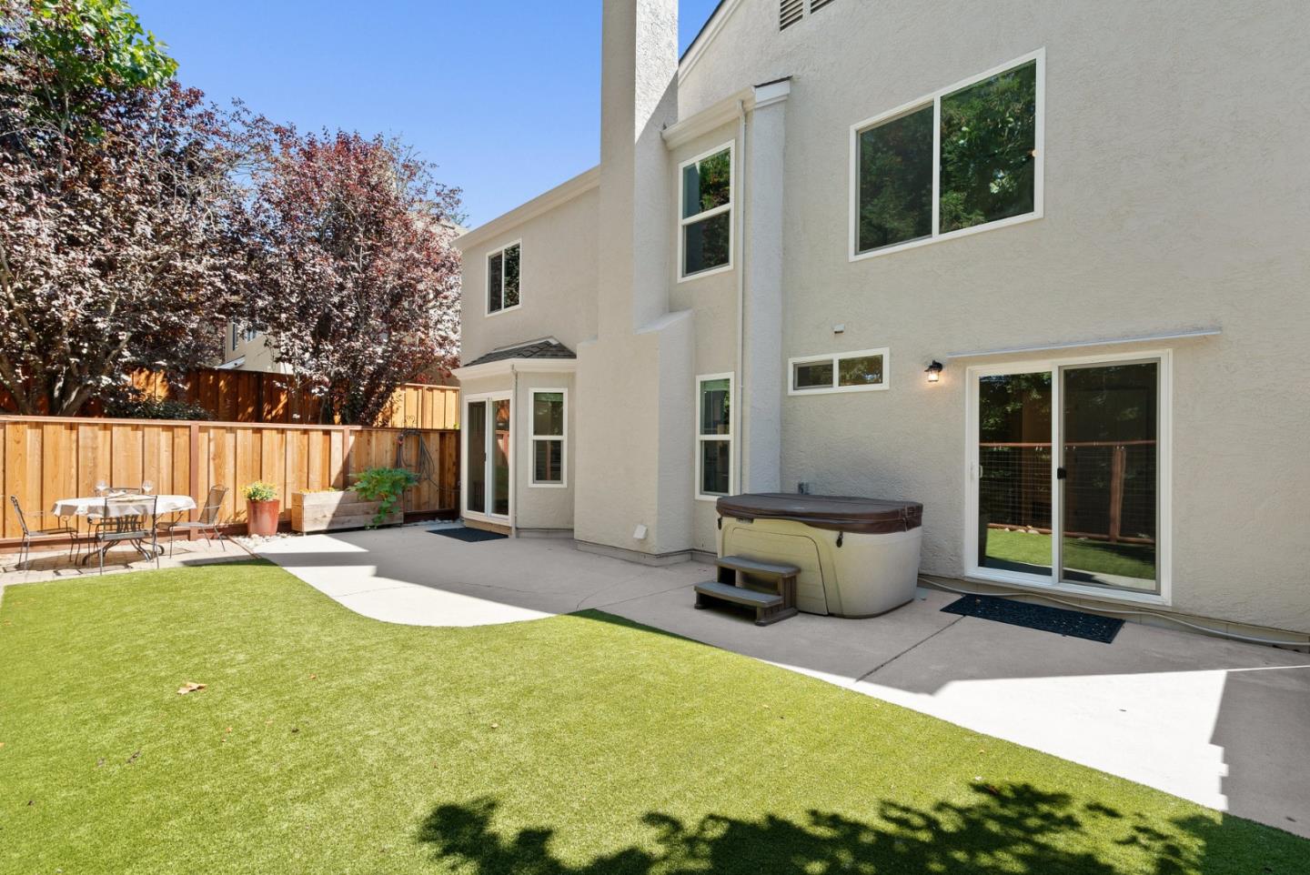 205 Sidesaddle Circle Scotts Valley, CA 95066 - Photo 27 of 57 a front view of a house with swimming pool and sitting area