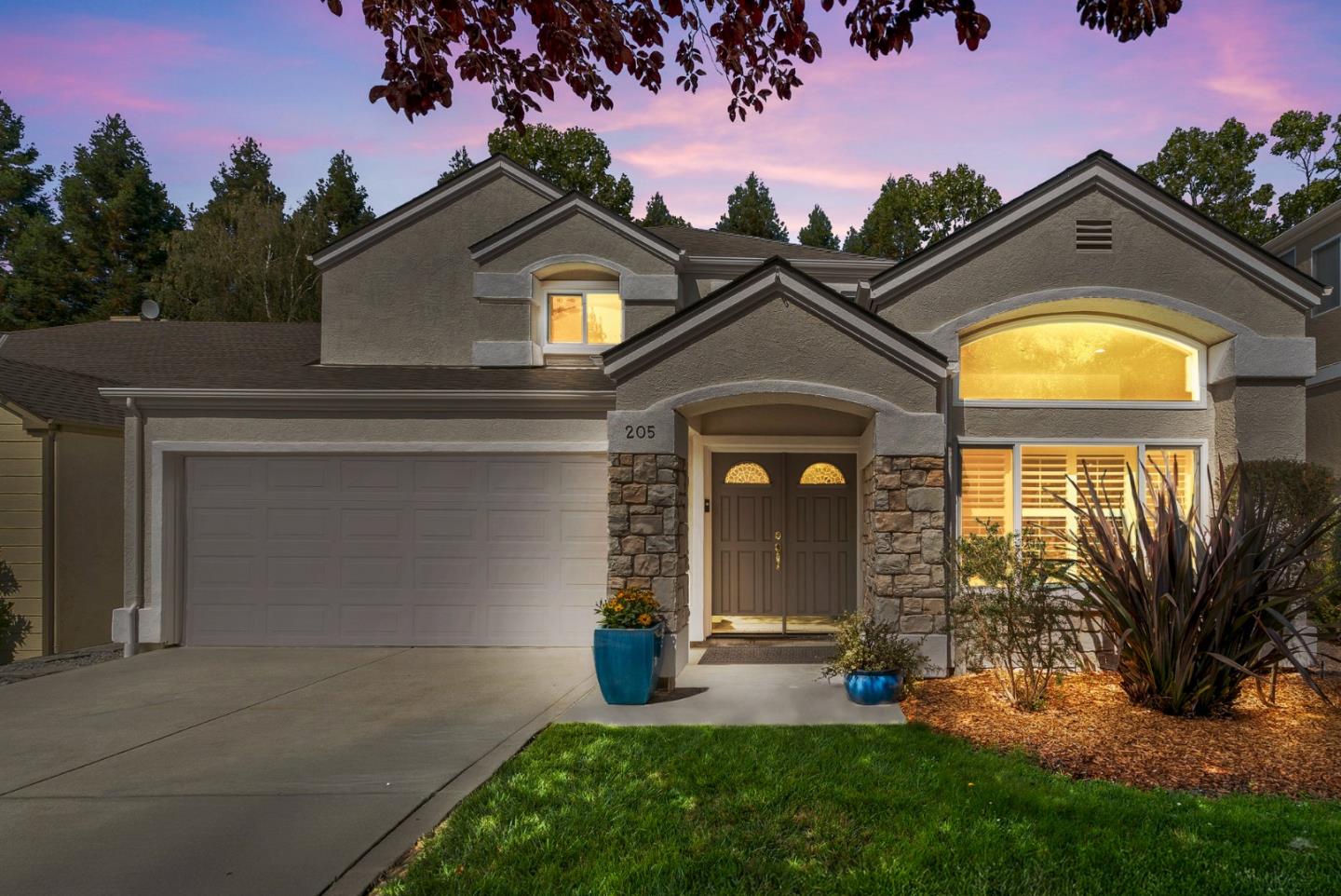 205 Sidesaddle Circle Scotts Valley, CA 95066 - Photo 42 of 57 a front view of a house with garden