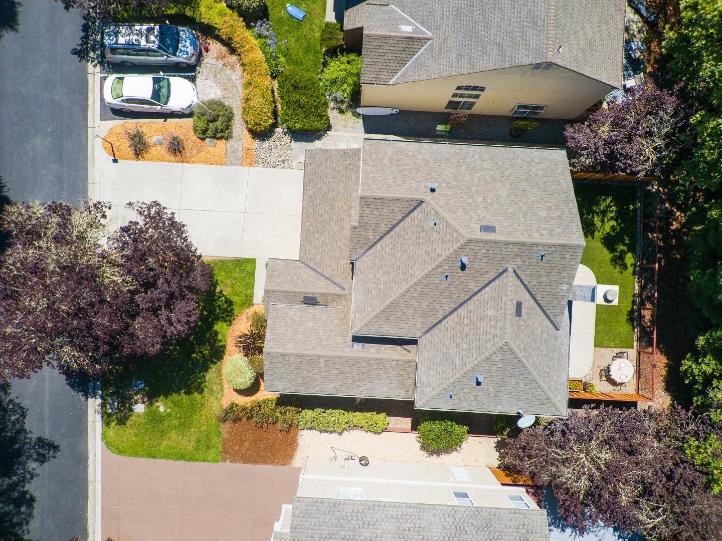 205 Sidesaddle Circle Scotts Valley, CA 95066 - Photo 53 of 57 an aerial view of a house with a yard