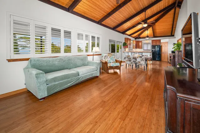 a outdoor space with furniture