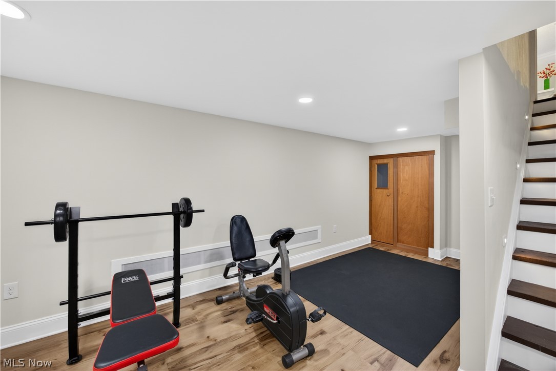 2069 Middleton Road Hudson, OH 44236 - Photo 34 of 42 The work-out area of the Recreation Room complete with Sauna