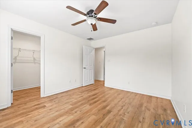 wooden floor in an empty room