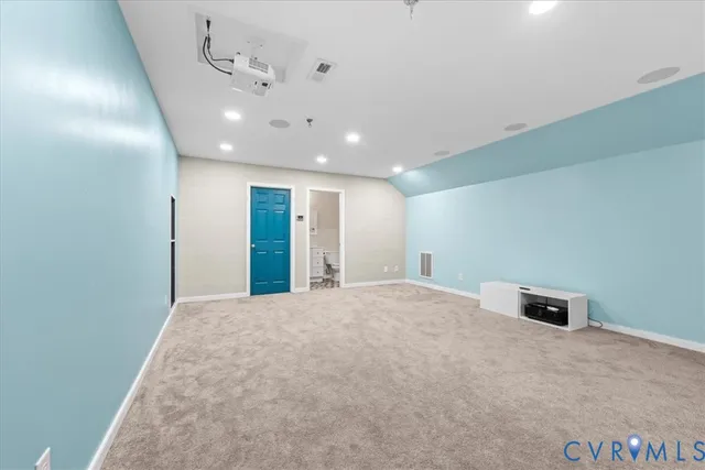 a view of an empty room