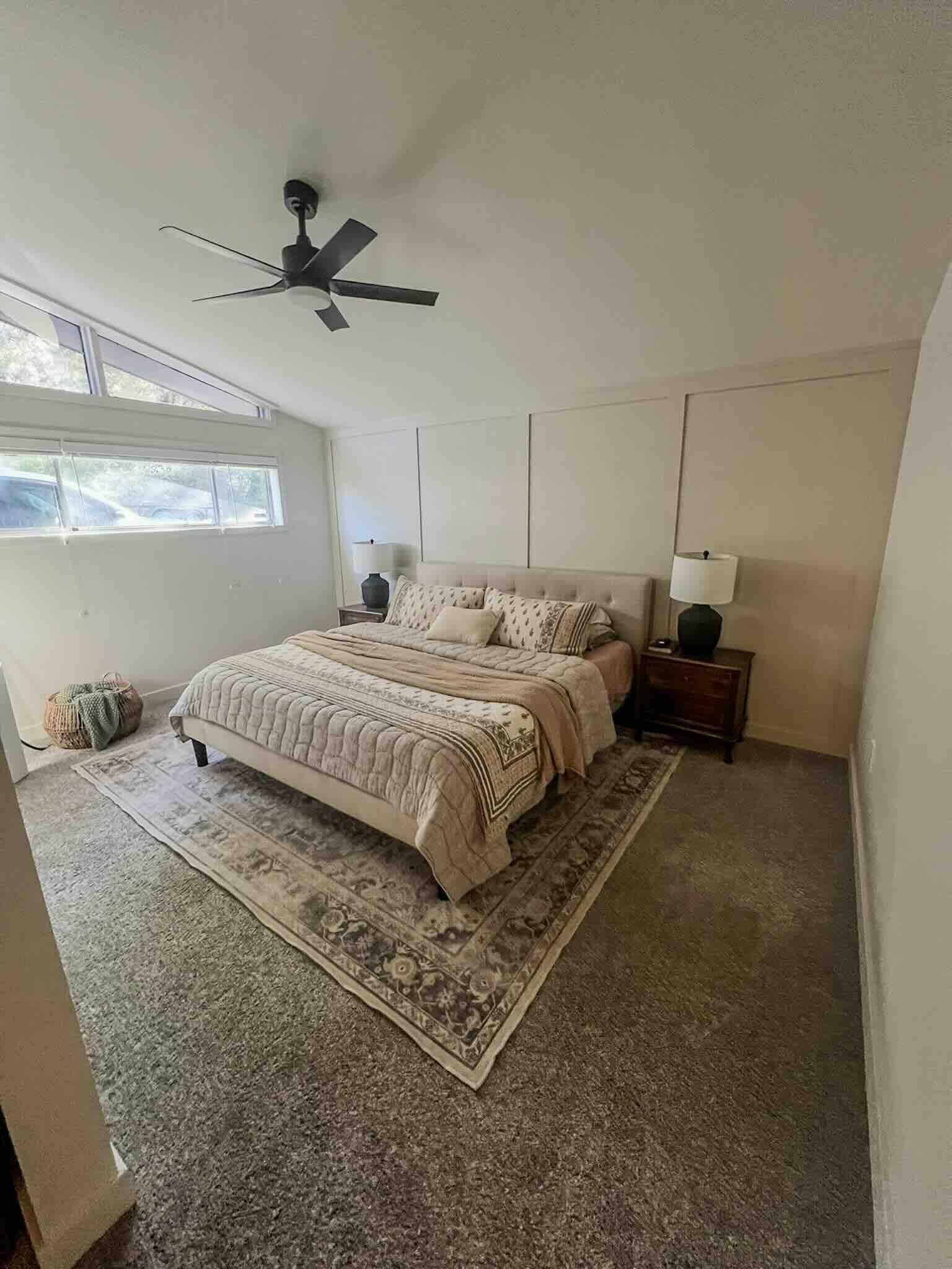 2578 Elmore Park Road Bartlett, TN 38134 - Photo 8 of 24 a bedroom with a bed and ceiling fan