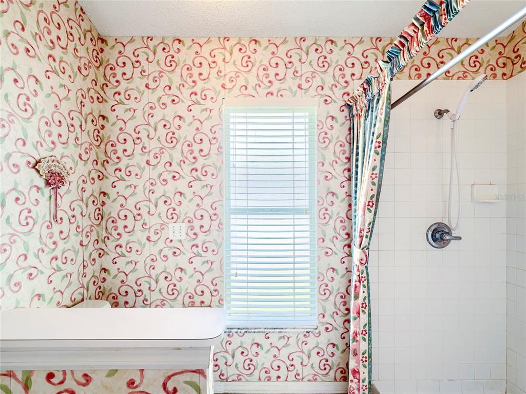 11228 Windrush Circle Hudson, FL 34667 - Photo 32 of 67 a bathroom with a bathtub and shower curtain
