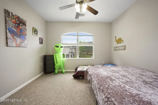 a view of a backyard with garden