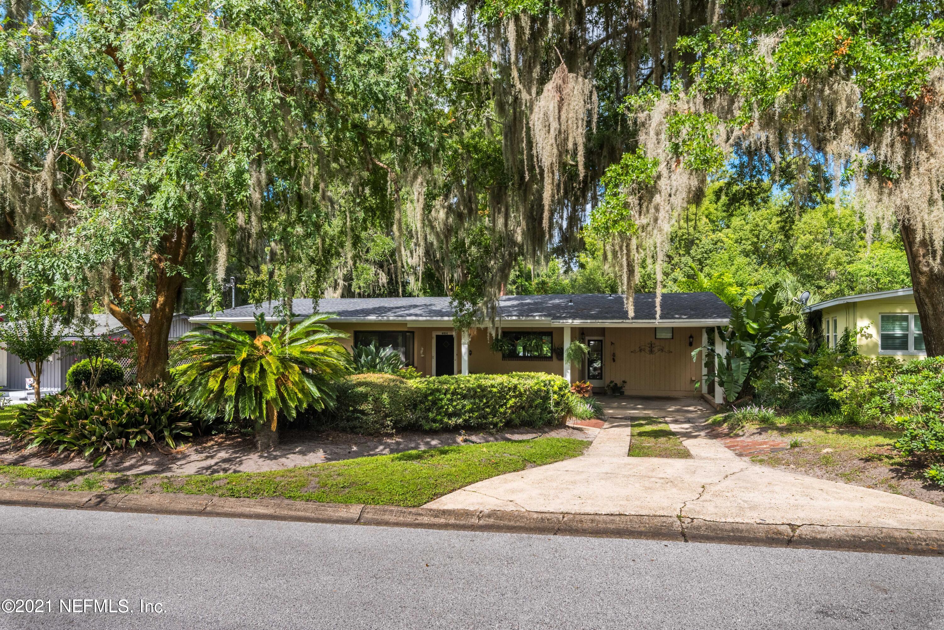 6514 Colgate Road Jacksonville, FL 32217 - Photo 2 of 31 a front view of a house with a garden and trees