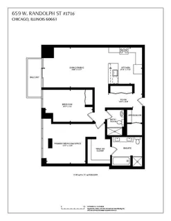 $499,500 | 659 West Randolph Street, Unit 1716, Chicago, IL 60661