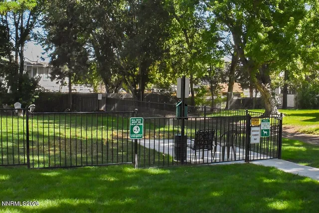 a garden view with a lake view