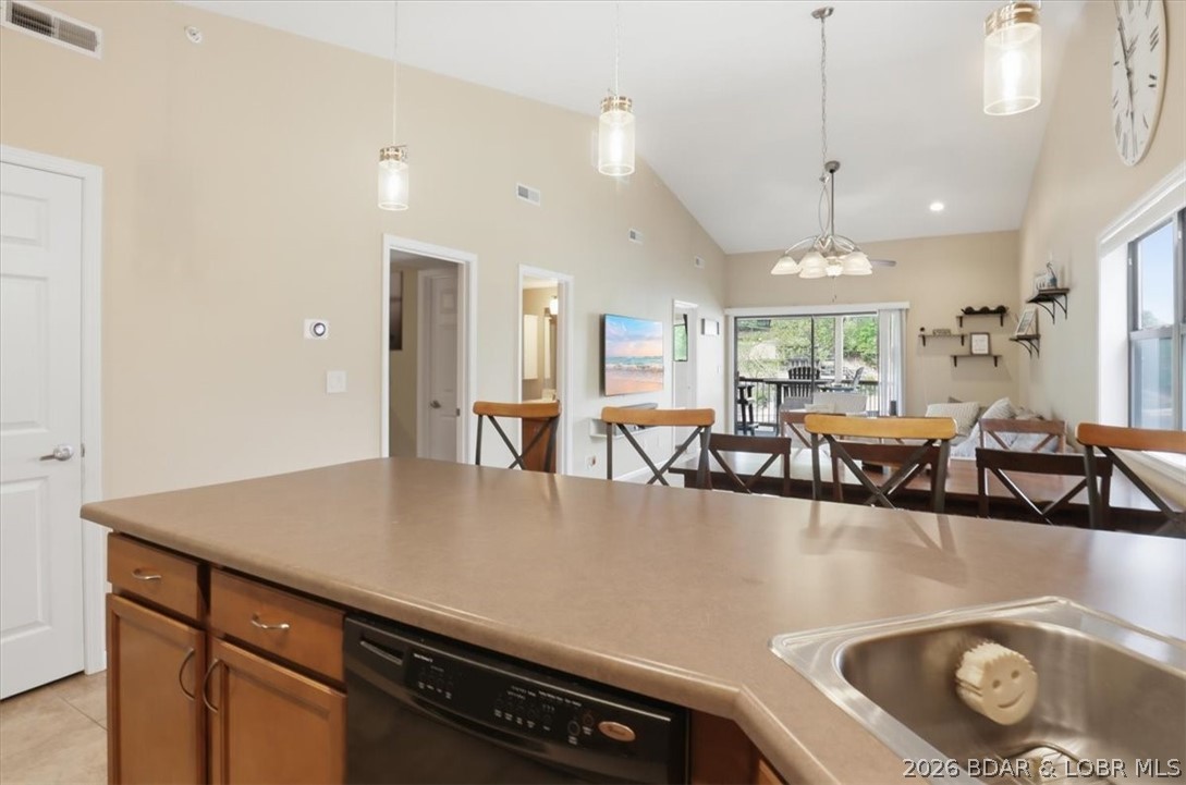 158 Willow Ridge Point, Unit 3C Lake Ozark, MO 65049 - Photo 5 of 25 View from kitchen into living area