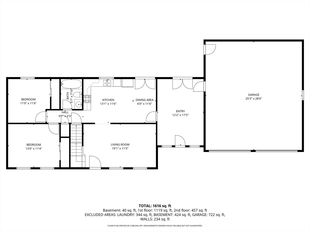 113 Batchelor Street Granby, MA 01033 - Photo 29 of 37 a picture of a floor plan