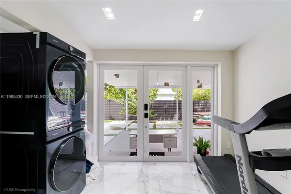 a view of a house with sitting area and yard