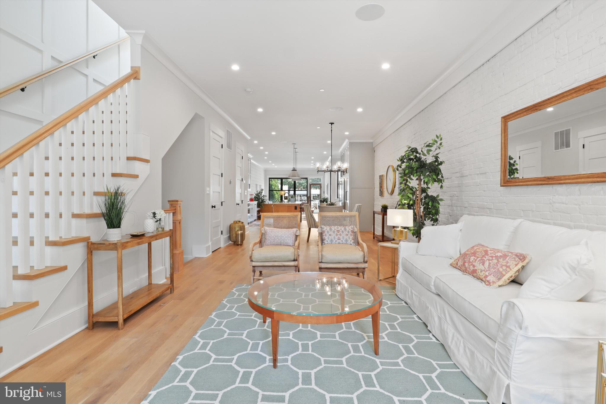 1432 G Street Southeast Washington, DC 20003 - Photo 4 of 56 a living room with furniture and a wooden floor