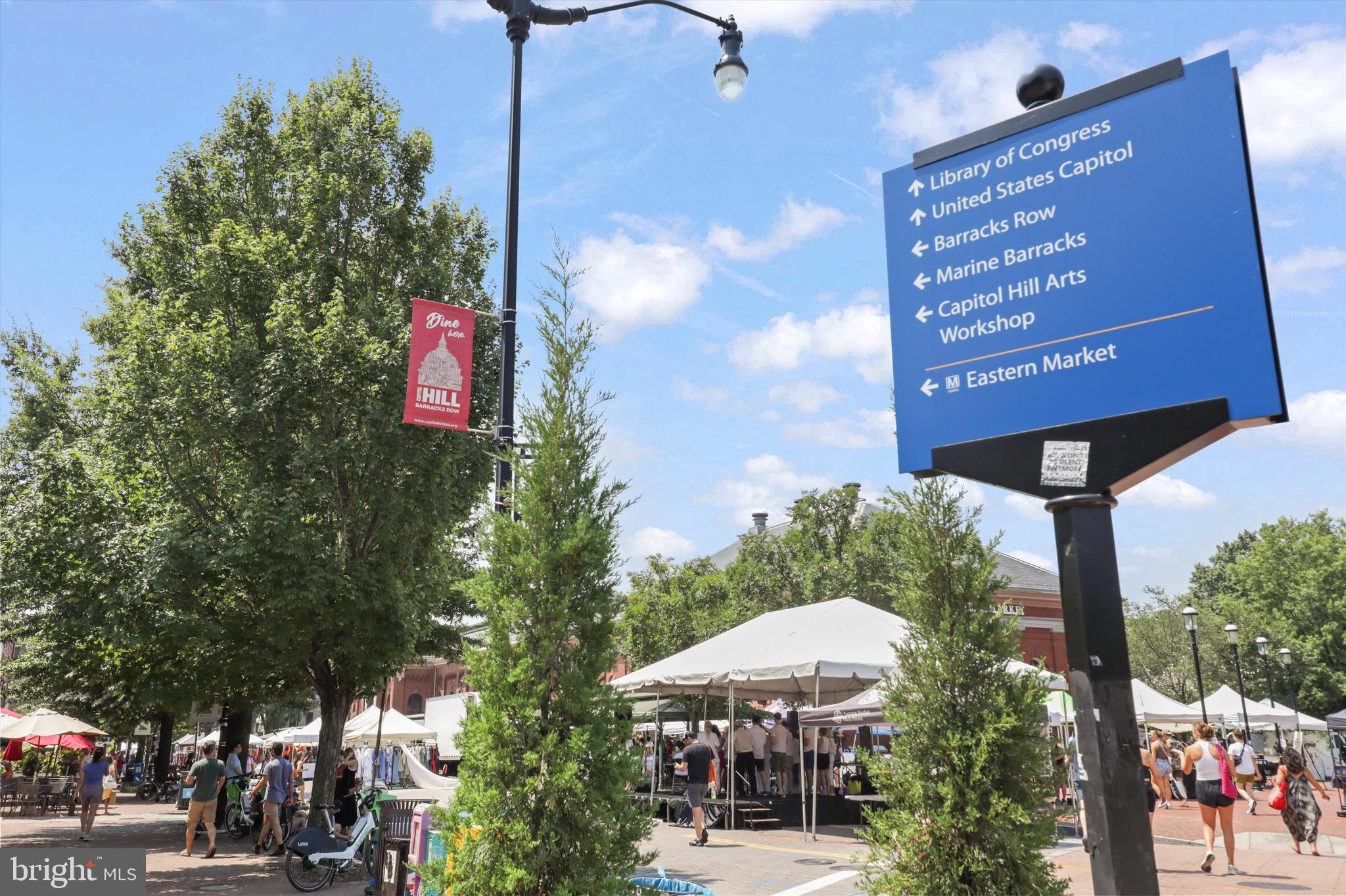 1432 G Street Southeast Washington, DC 20003 - Photo 51 of 56 a sign that is sitting in front of a building
