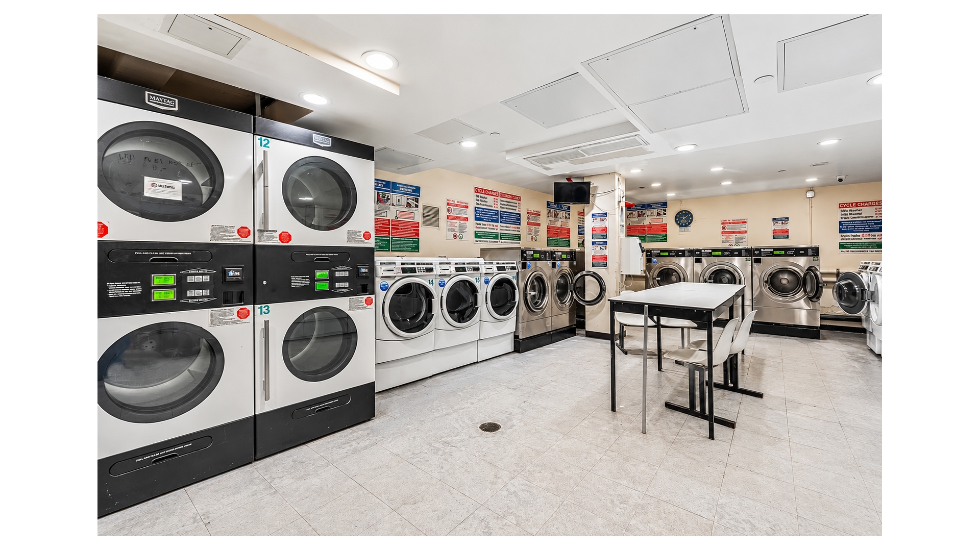 40 Brighton 1st Road, Unit 1A Brooklyn, NY 11235 - Photo 10 of 12 a view of a storage & utility room with washer and dryer