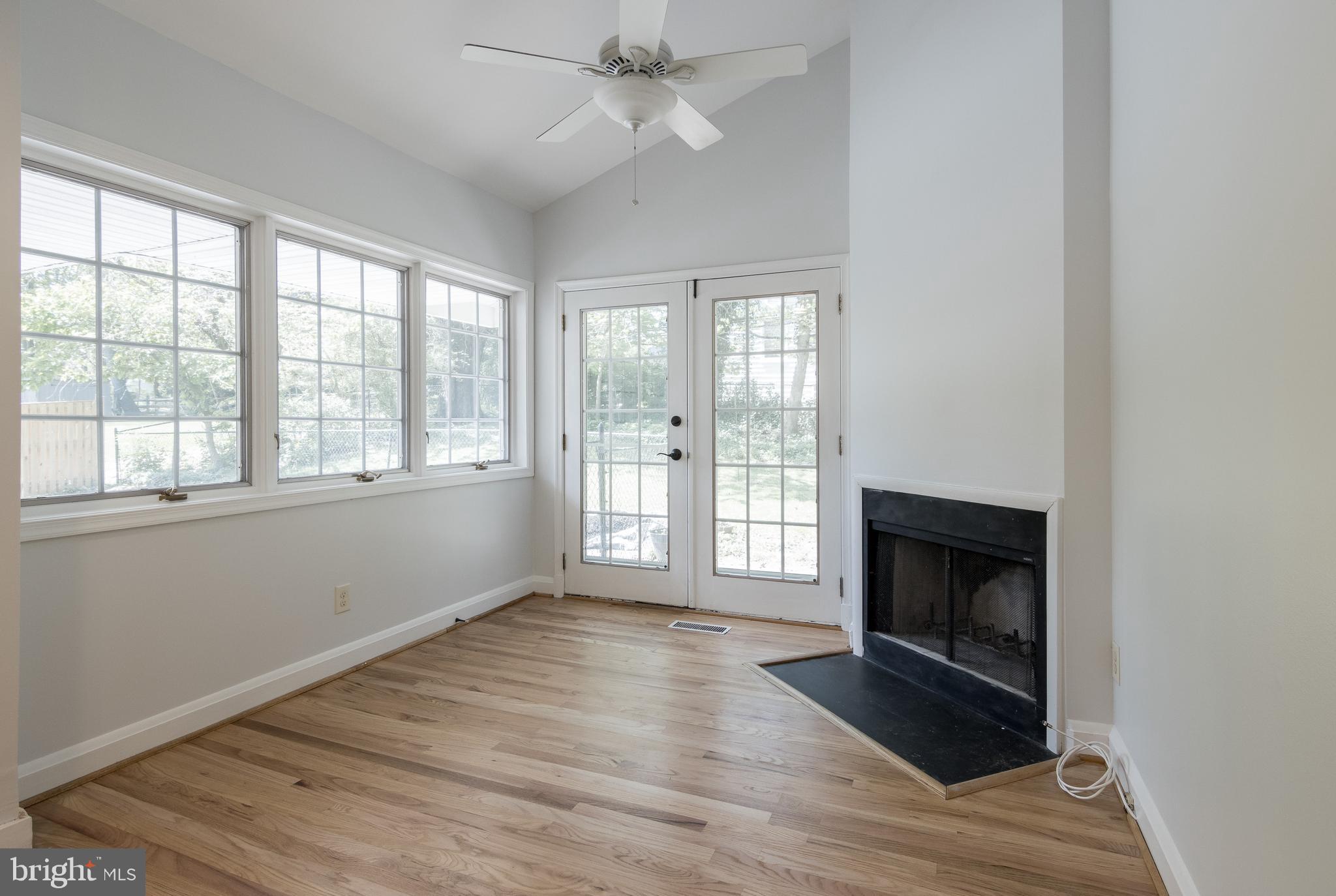 1206 Culvert Road Baltimore, MD 21286 - Photo 12 of 46 1st Floor Family Room w/Vaulted Ceilings & FP