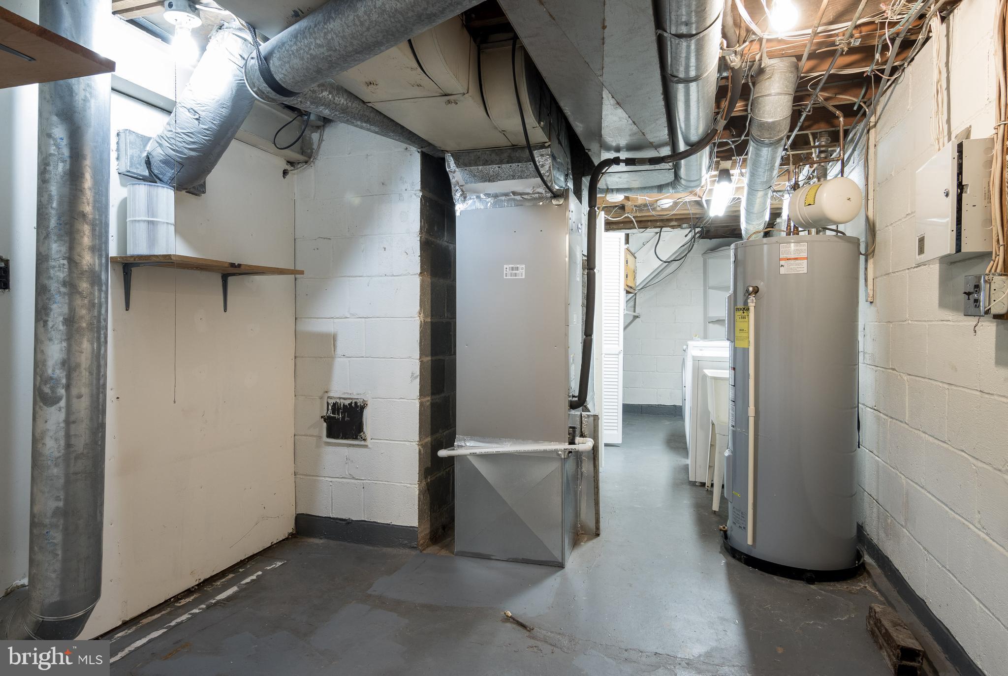 1206 Culvert Road Baltimore, MD 21286 - Photo 30 of 46 Utility Room Area with Heat Pump & Electric HWH