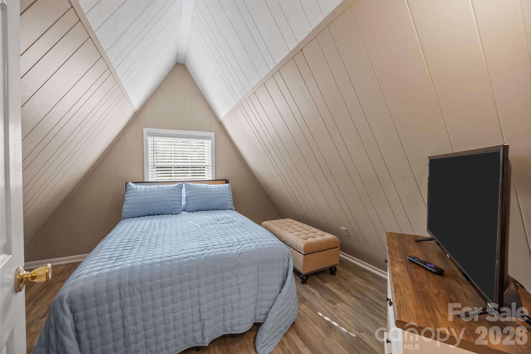 1870 Scout Road Salisbury, NC 28146 - Photo 39 of 48 a bedroom with a bed and a flat screen tv