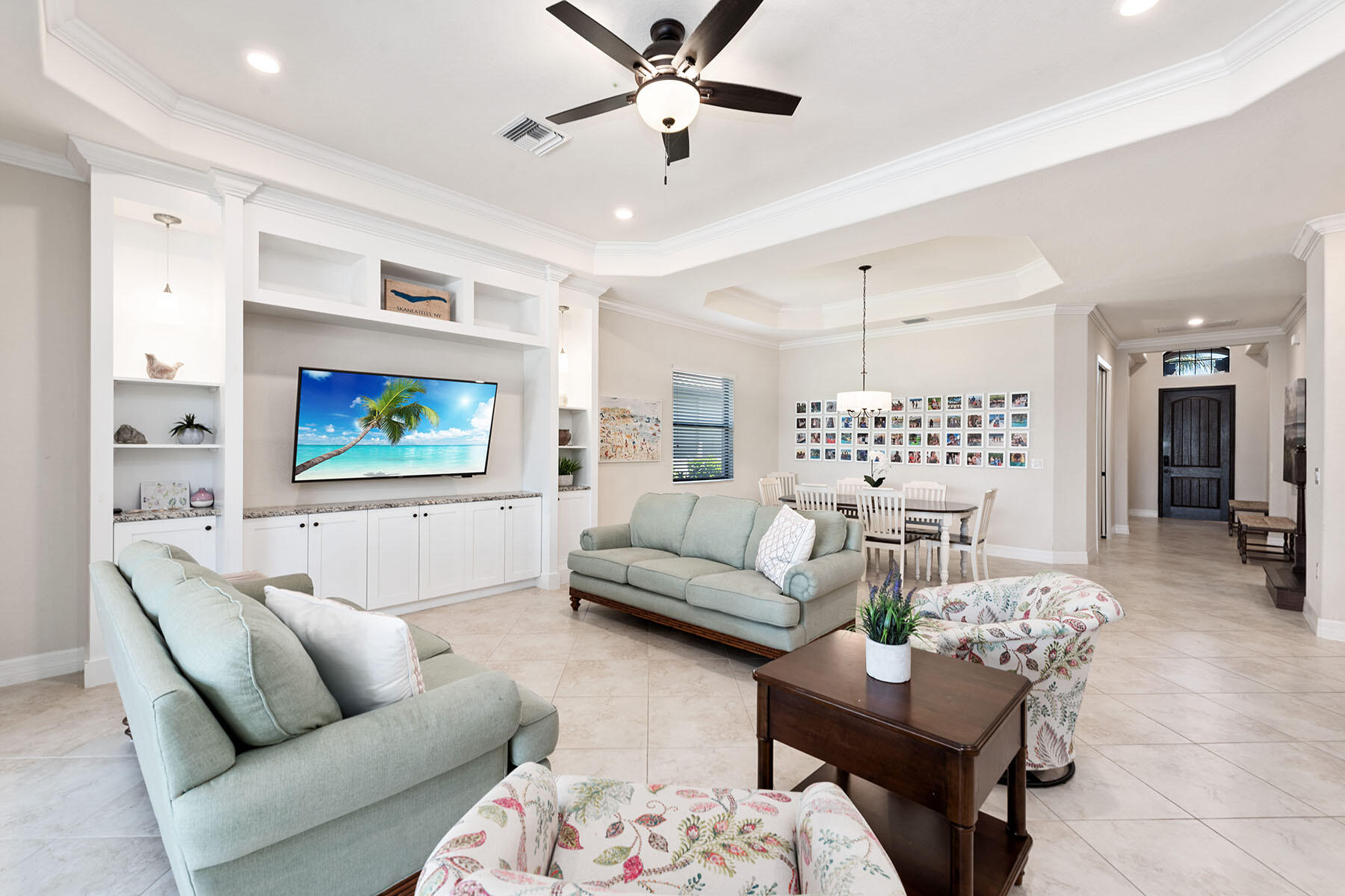 3009 Aviamar Circle Naples, FL 34114 - Photo 4 of 50 a living room with furniture and a wooden floor
