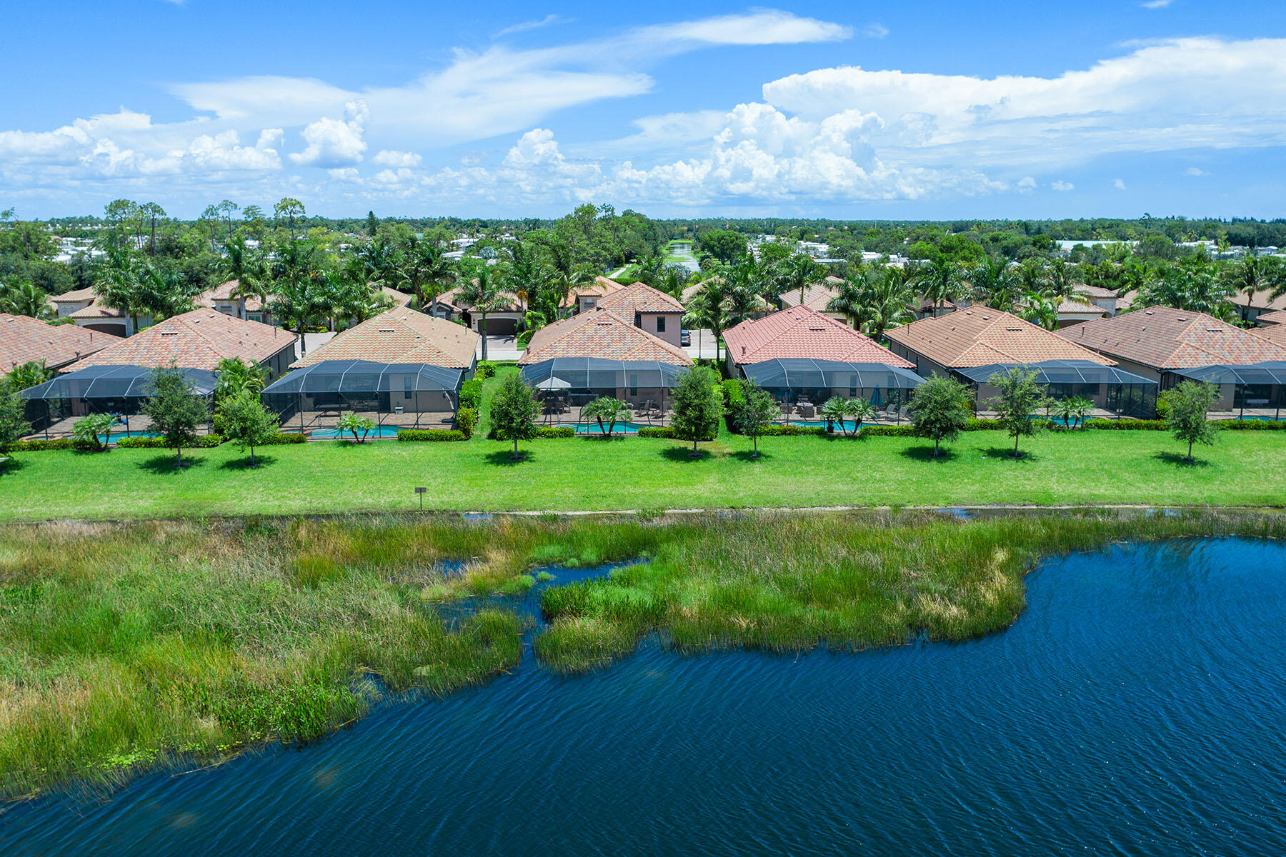 3009 Aviamar Circle Naples, FL 34114 - Photo 36 of 50 a view of a garden with a house