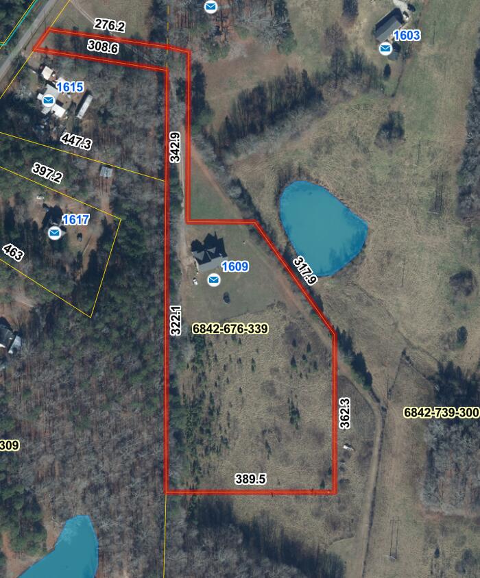 1609 Rock House Road Greenwood, SC 29646 - Photo 37 of 37 lot line