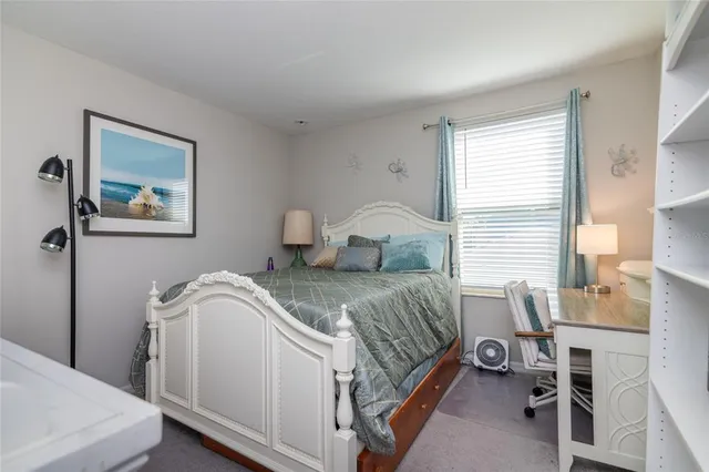 a view of small space with empty racks