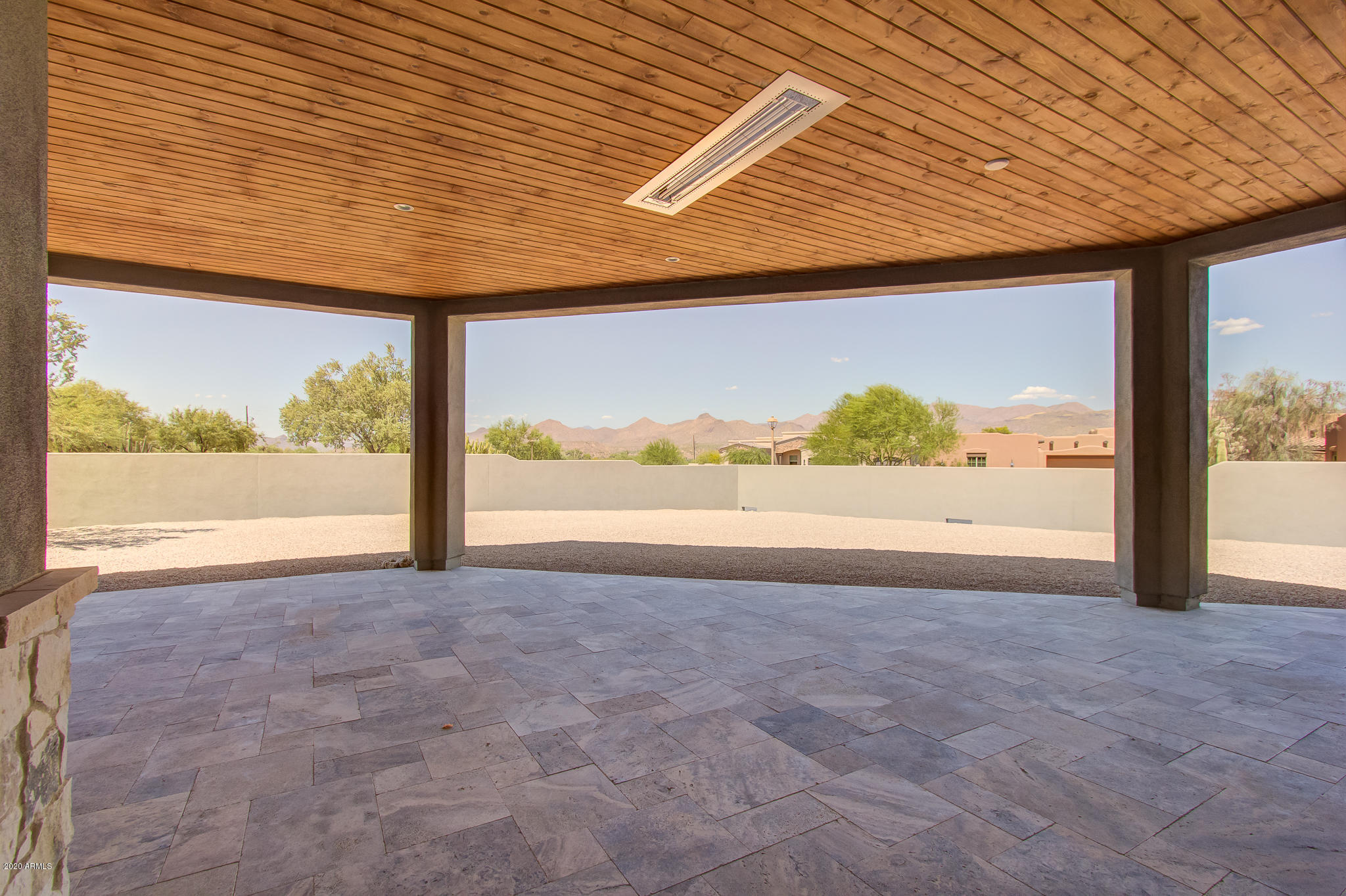 19120 East Box Bar Trail Rio Verde, AZ 85263 - Photo 27 of 30 Covered Patio with heaters