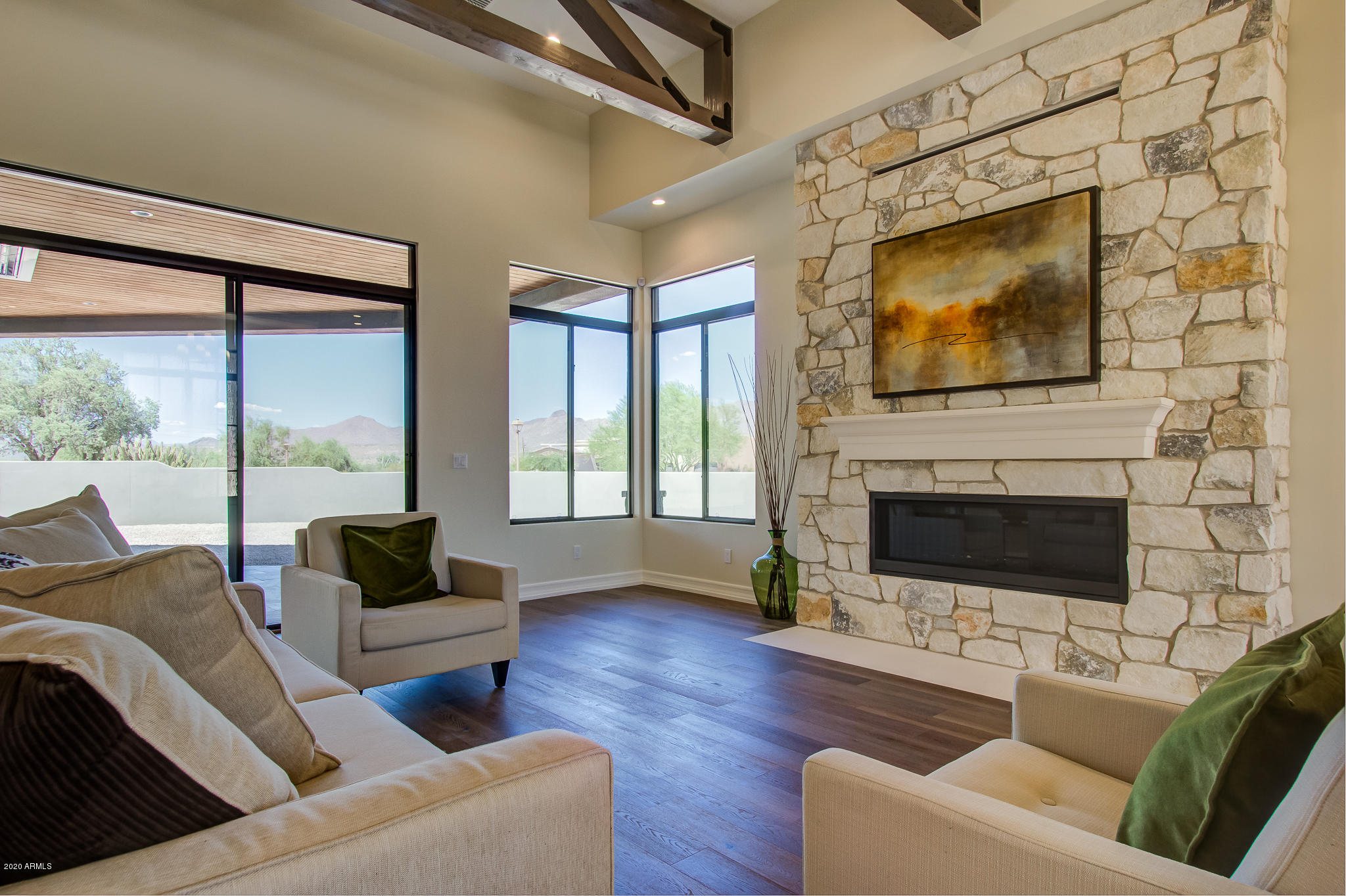 19120 East Box Bar Trail Rio Verde, AZ 85263 - Photo 7 of 30 Great Room with Mountain View