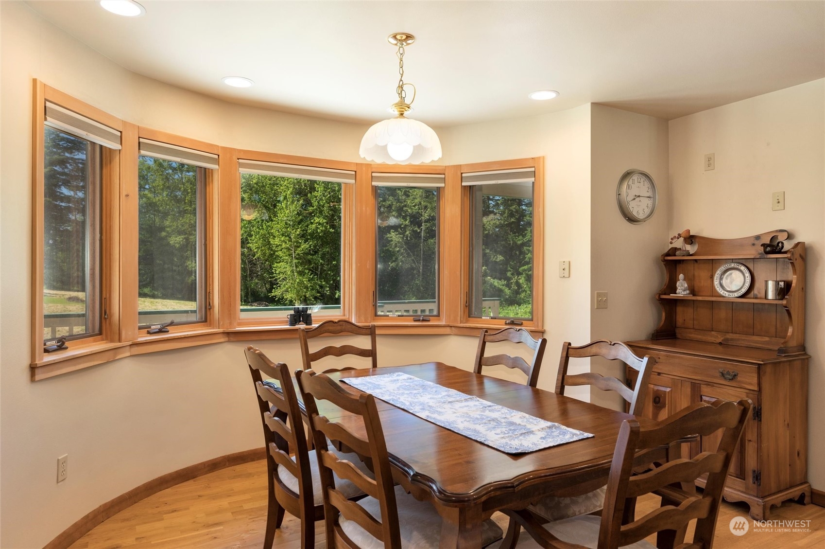 7445 Valley View Road Ferndale, WA 98248 - Photo 10 of 39 a view of a dining room with furniture window and outside view
