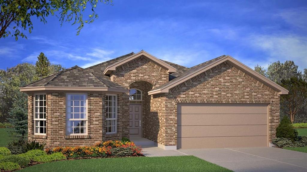 122 Castell Court Rhome, TX 76078 - Photo 1 of 1 Front Elevation-D.R. Horton's Portales Floor Plan Elevation A-All Home and community information, including pricing, included features, terms, availability and amenities, are subject to change at any time without notice or obligation. All Drawings, pictures, photographs, video, square footages, floor plans, elevations, features, colors and sizes are approximate for illustration purposes only and will vary from the homes as built.