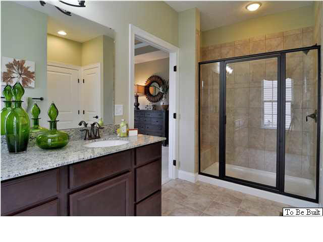 323 Ridgemont Road Ruckersville, VA 22968 - Photo 8 of 14 a bathroom with a sink a mirror and a shower
