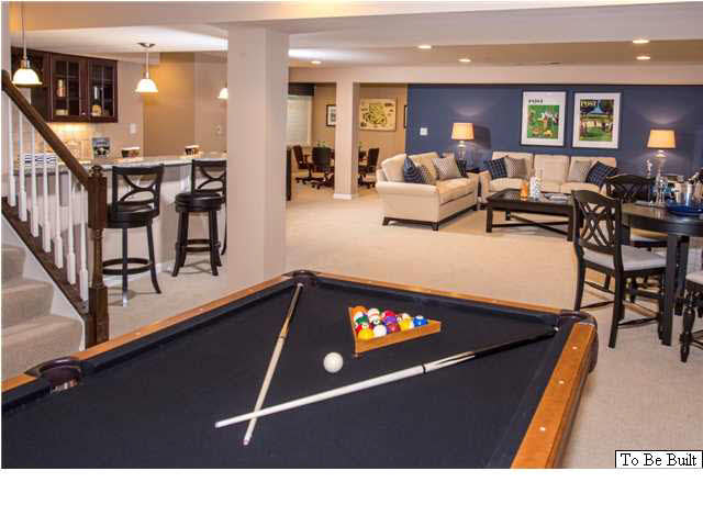 323 Ridgemont Road Ruckersville, VA 22968 - Photo 9 of 14 a living room with furniture pool table and a potted plant