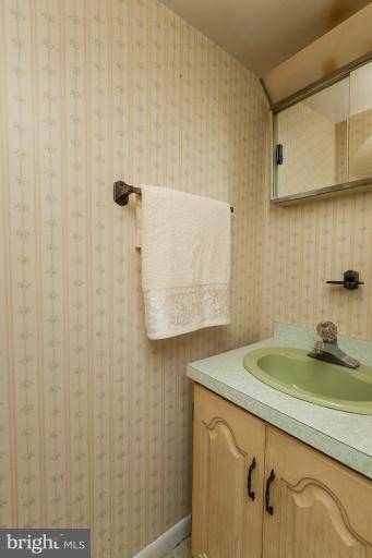 9106 Bowline Road Baltimore, MD 21236 - Photo 22 of 30 a bathroom with a sink and a mirror