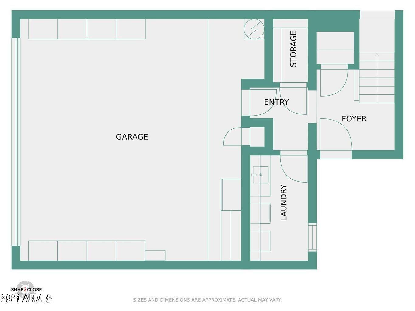 3935 East Rough Rider Road, Unit 1360 Phoenix, AZ 85050 - Photo 40 of 43 Garage & Laundry