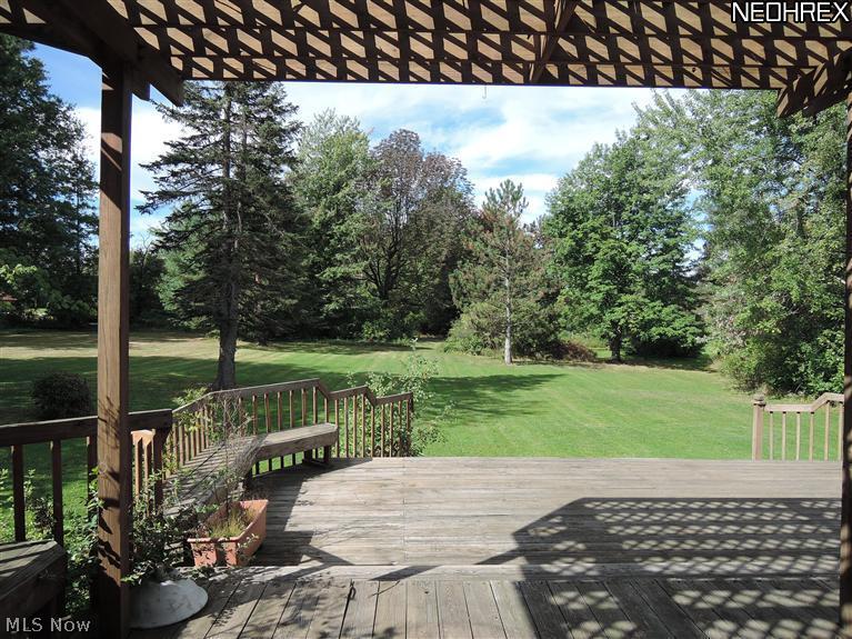 2120 SOM Center Road Cleveland, OH 44124 - Photo 17 of 25 A look from the 2 tiered deck with seating opens to the large back yard. Enjoy the beautiful view.