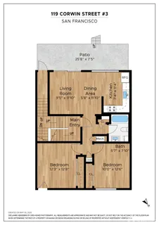 $899,000 | 119 Corwin Street, Unit 3, San Francisco, CA 94114