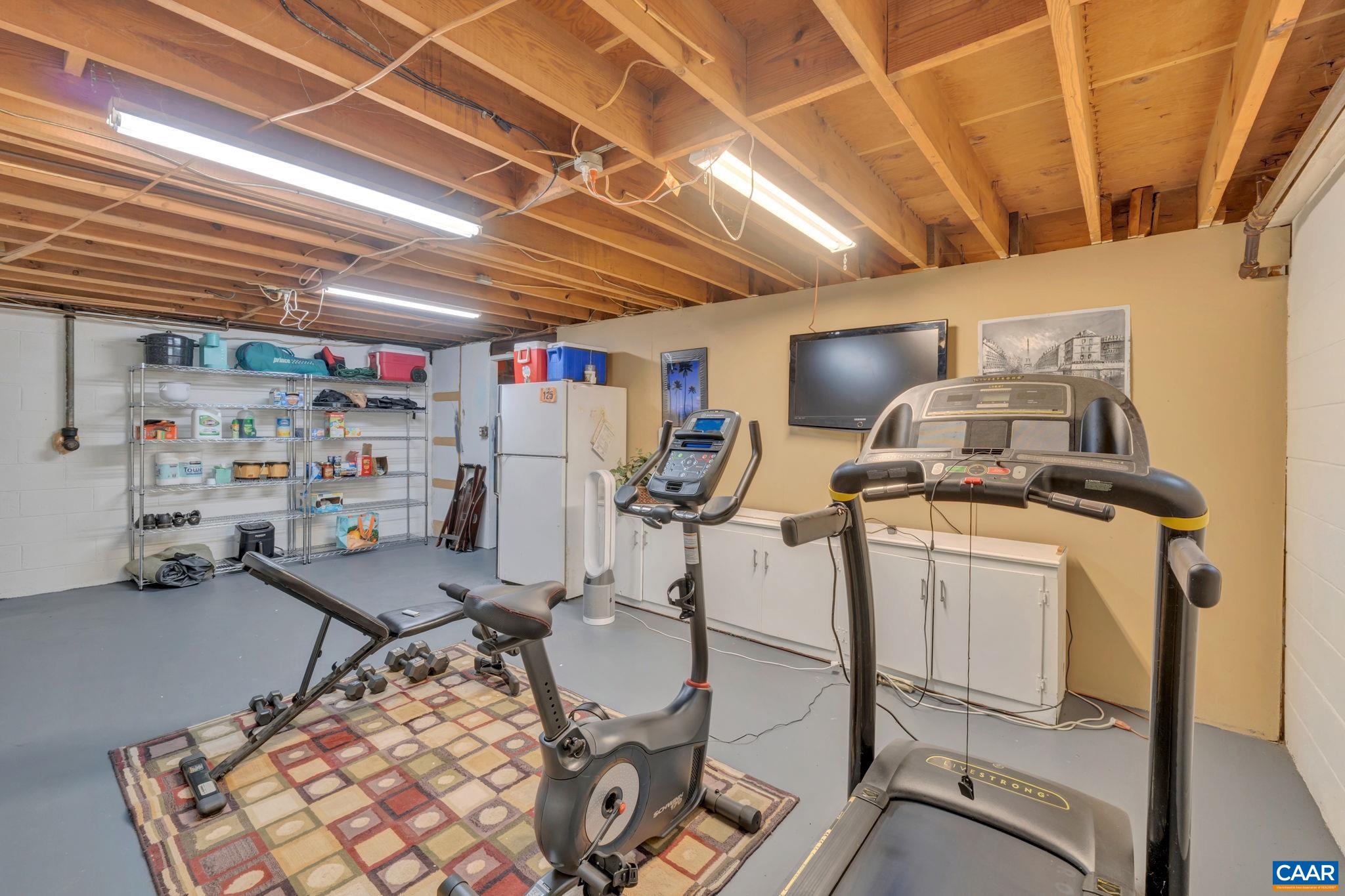 1717 Solomon Road Charlottesville, VA 22901 - Photo 31 of 41 a view of a room with gym equipment