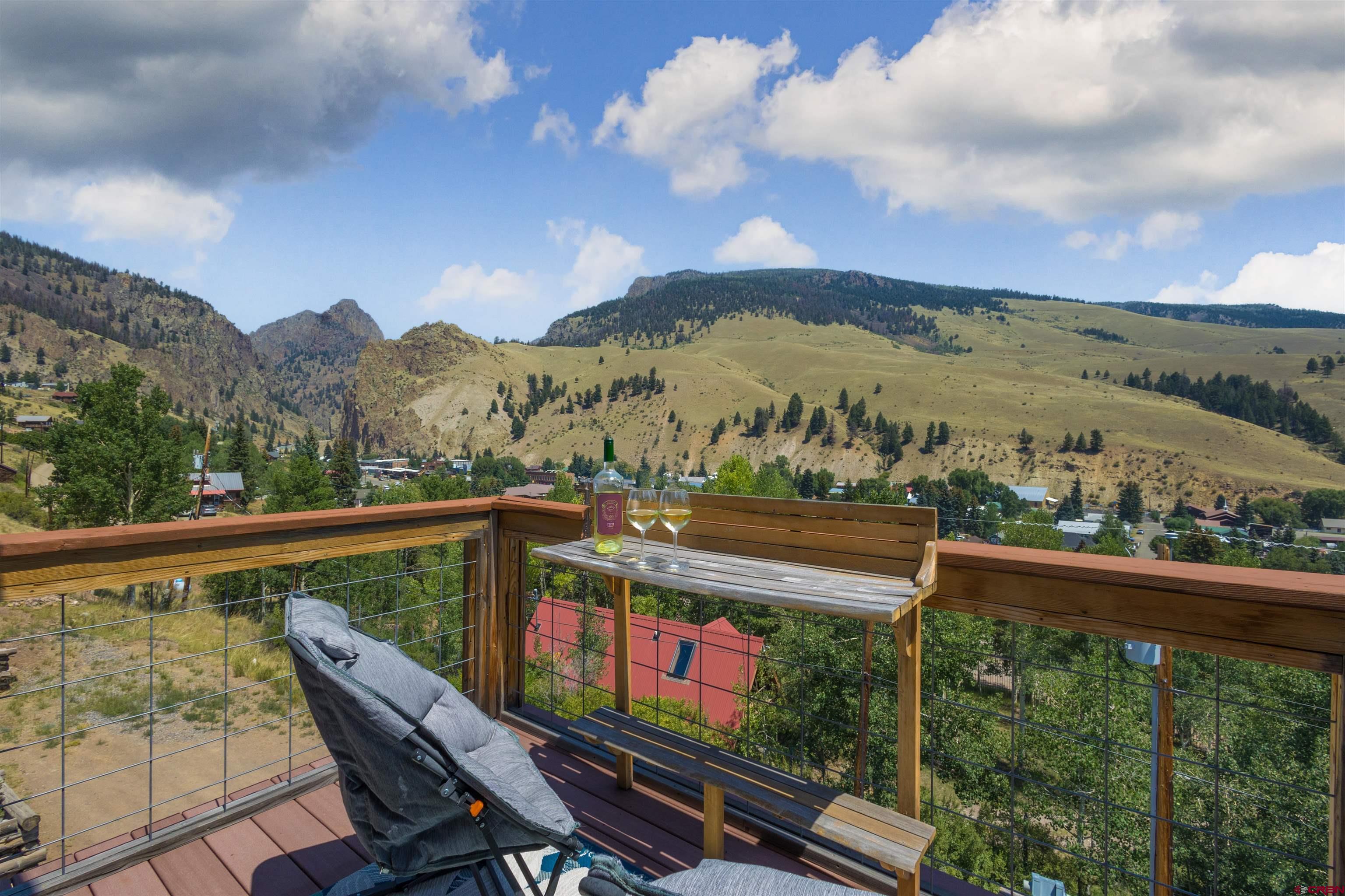 301 West 3rd Street Creede, CO 81130 - Photo 22 of 28 a view of city from a balcony