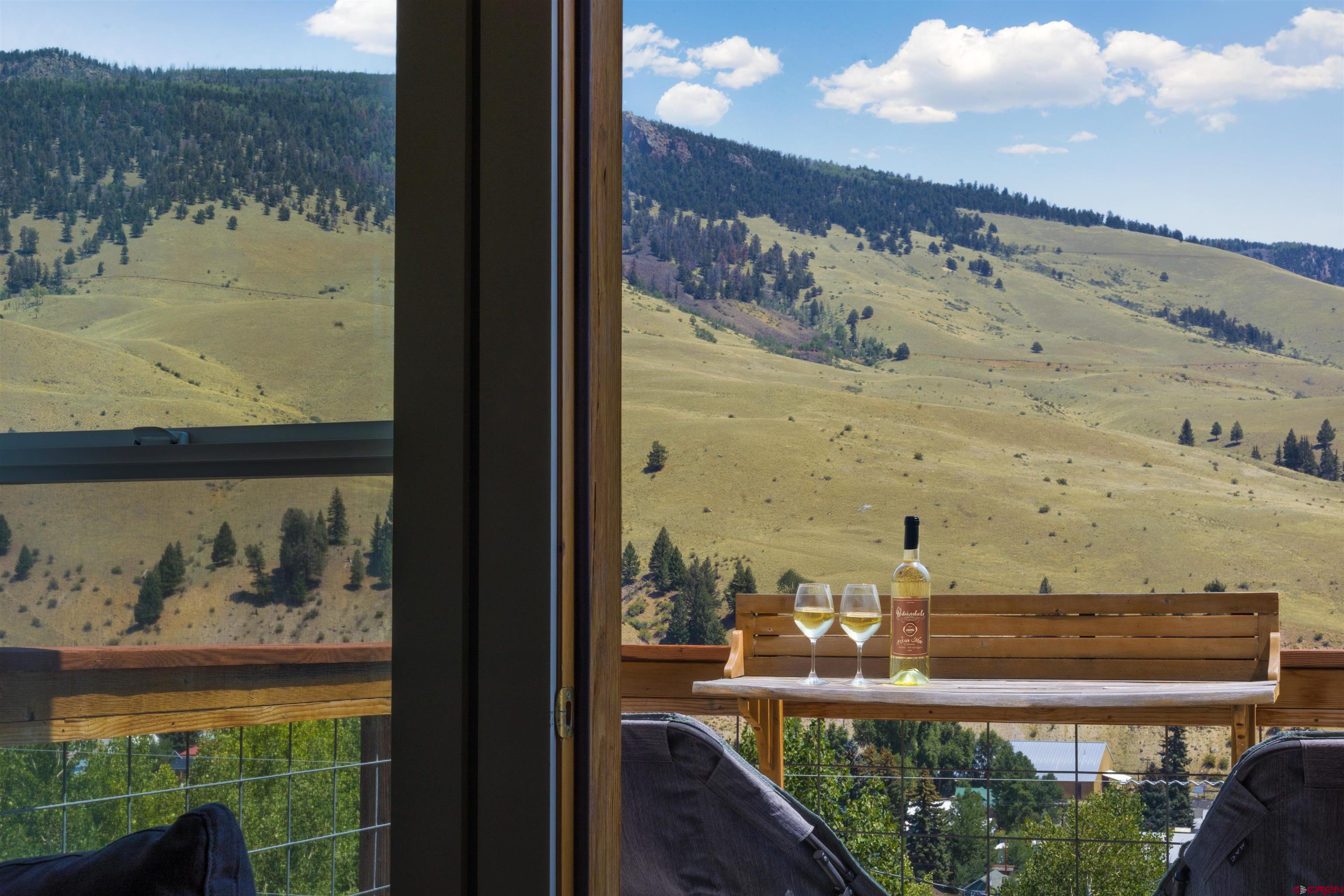 301 West 3rd Street Creede, CO 81130 - Photo 23 of 28 a view of a city from a balcony