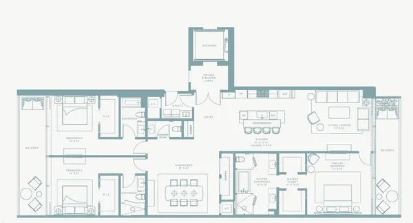 $3,295,000 | 900 North Ocean Boulevard, Unit 504, Pompano Beach, FL 33062